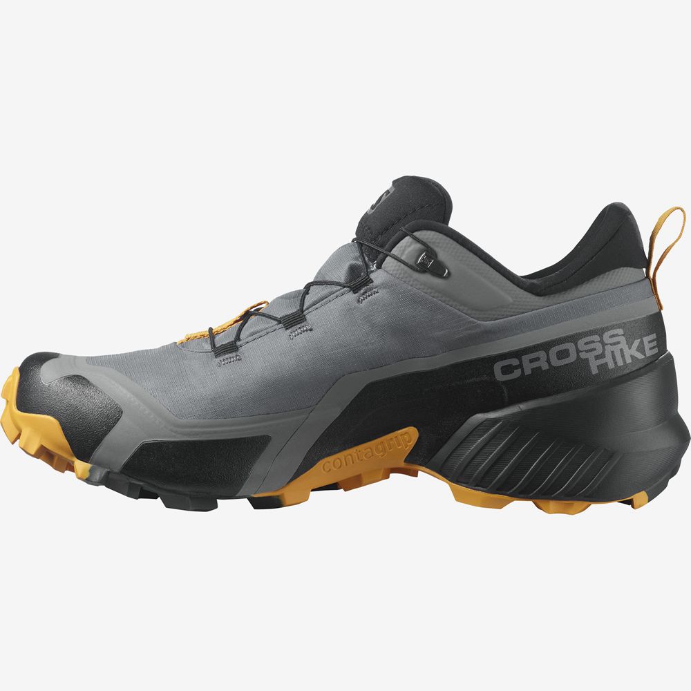 Chaussures De Randonnée Salomon Homme Grise - Salomon CROSS HIKE GORE-TEX - France (3879-UCIPO)